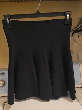 Stella Luce Black Flared Circle Skirt